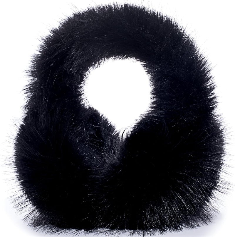 Mottico Winter Ear muffs for Women Men, Fluffy Ear Warmer with Thick Faux Ear Covers, Foldable for Convenience! - Image 1